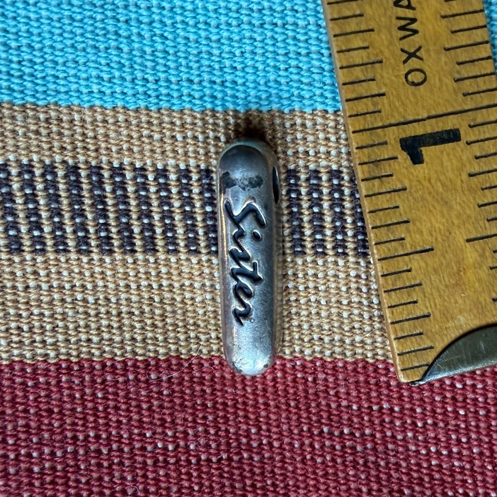 Carolyn Pollack (sister) bar pendant sterling